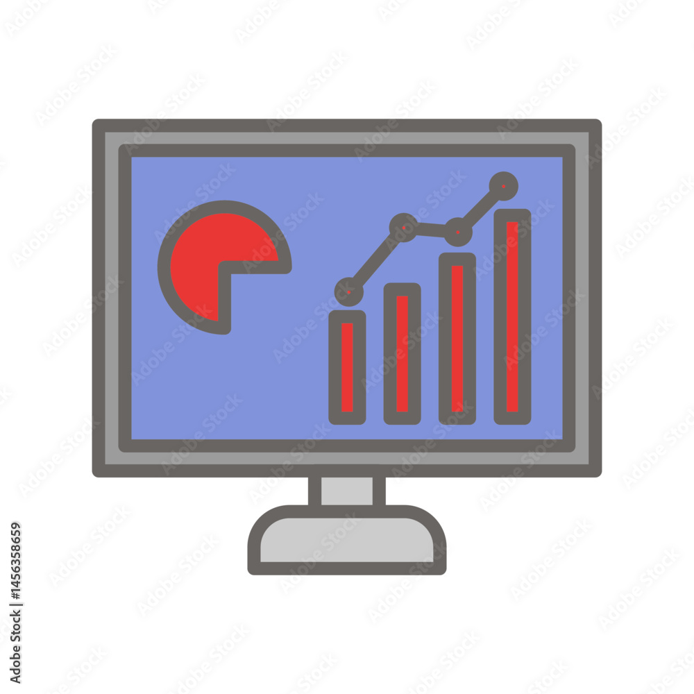Business Performance Vector Icon Business Performance Vector Icon