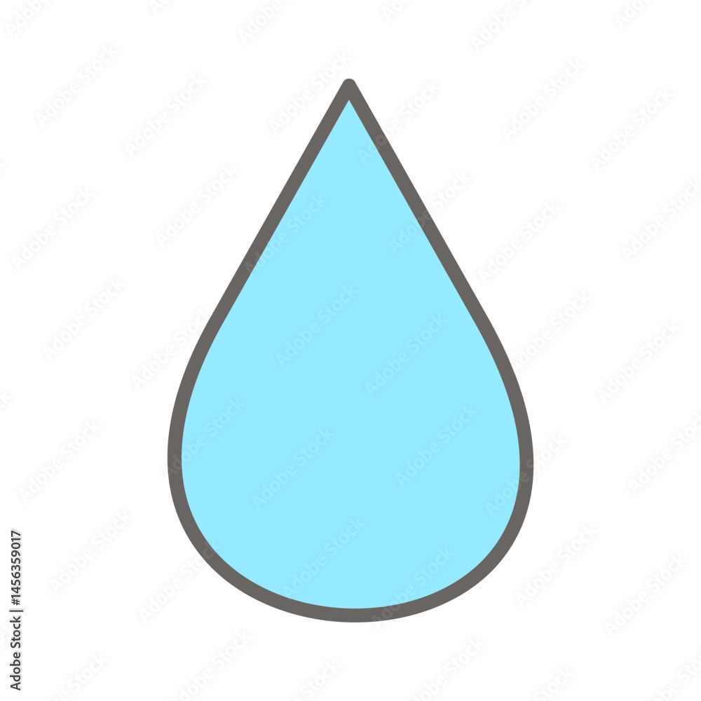 Raindrop Vector Icon Raindrop Vector Icon