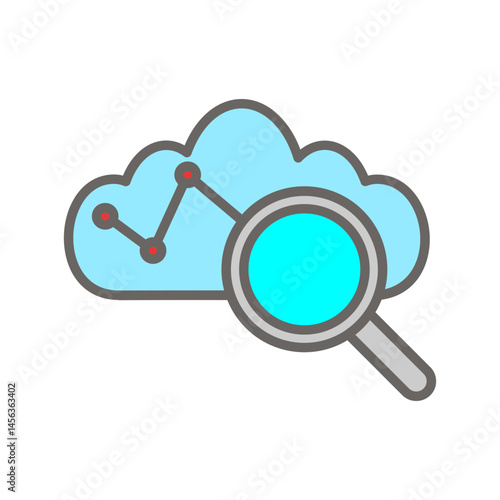 Network Analysis Vector Icon