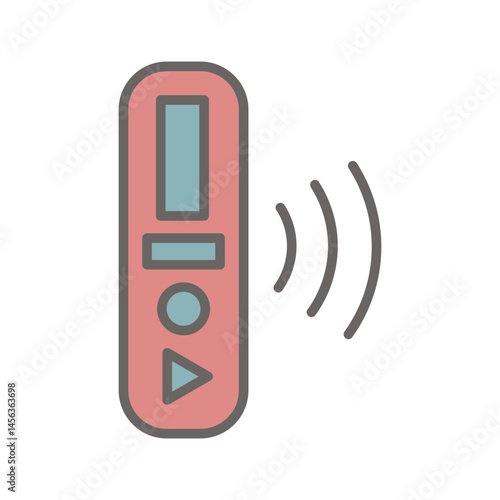 Digital Voice Recorder Vector Icon