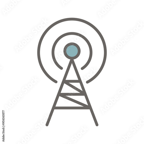 Radio Station Vector Icon