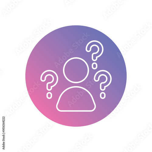 Dementia vector icons stock illustration
