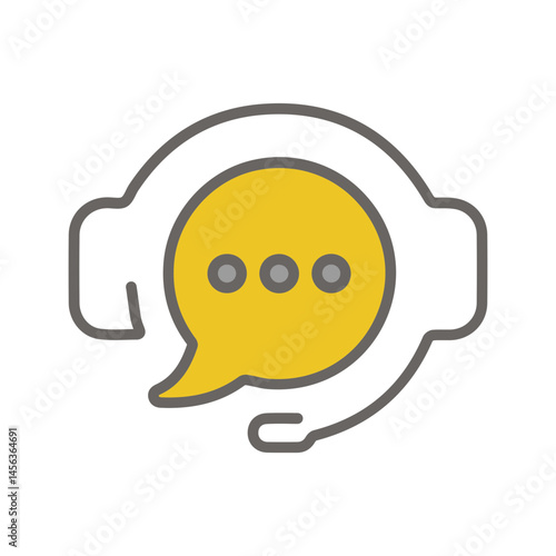 Live Chat Vector Icon