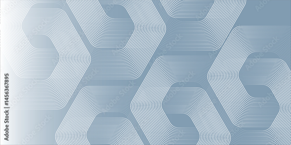 Abstract hexagon lines on gray background. Geometric stripe line art design modern.vector Abstract hexagon lines on gray background. Geometric stripe line art design modern.vector