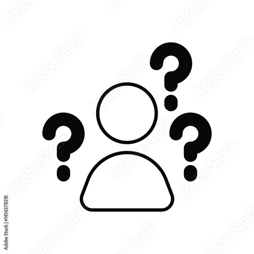 Dementia vector icons stock illustration