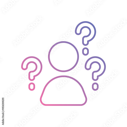 Dementia vector icons stock illustration