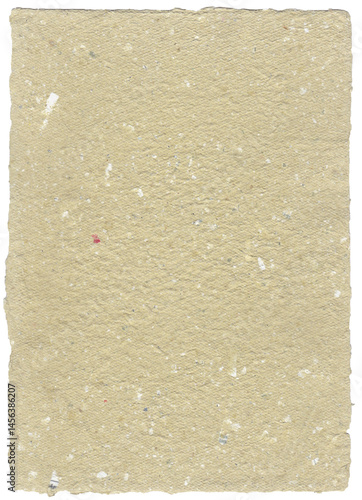 Beige Recycled Handmade Paper Texture – Natural Fiber Background for Crafts and Design