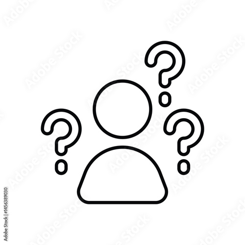 Dementia vector icons stock illustration