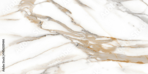 Calcutta statuario marble texture background, polished granite stone with clean and clear colorful streaks, and unique and intricate veining patterns for ceramic printing tile design.