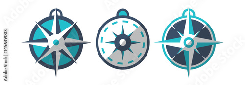 Set Various vintage marine compasses 