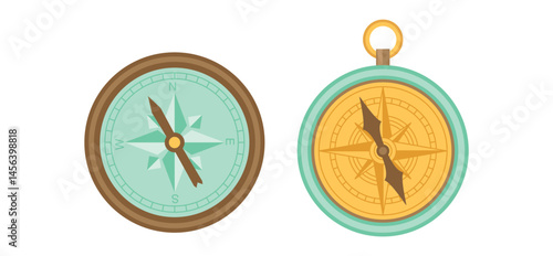 Set Various vintage marine compasses 
