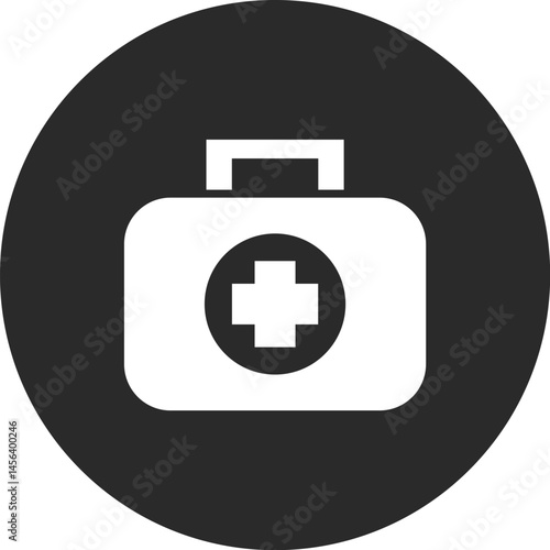 Red cross medical icon on white background. Medical sign isolated.