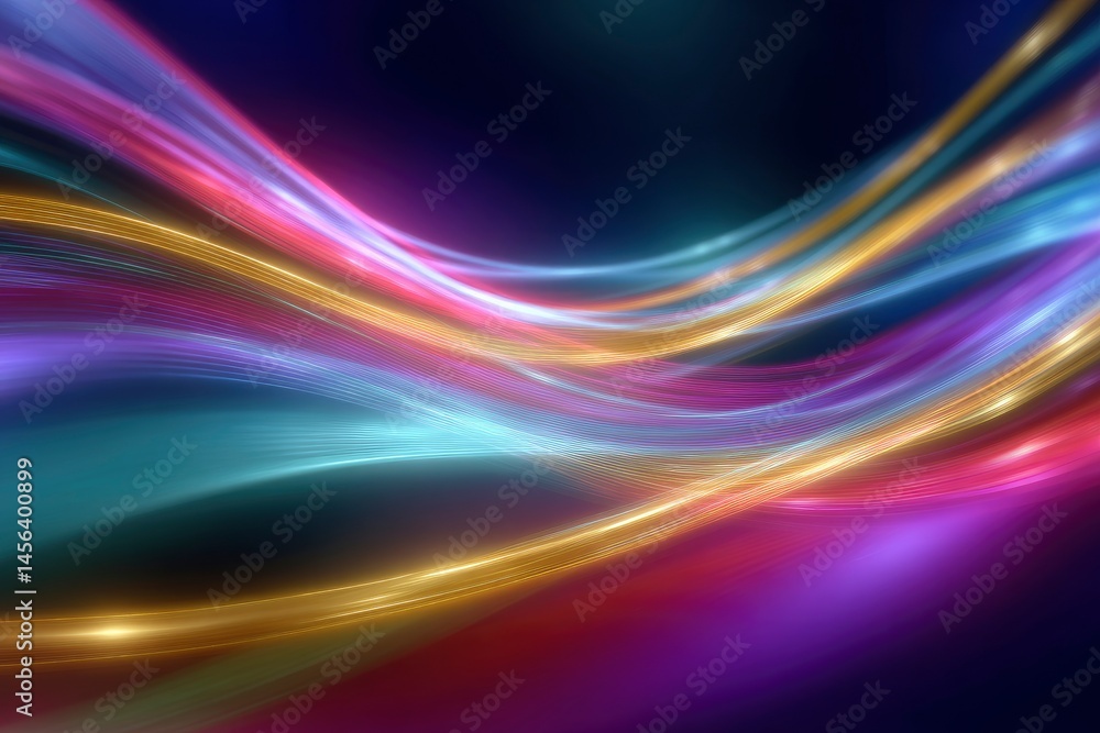 Obraz premium Abstract Light Streaks