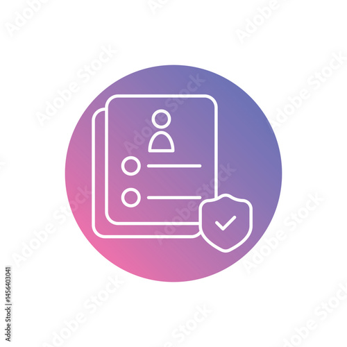 User Consent Supplier vector icons stock illustration