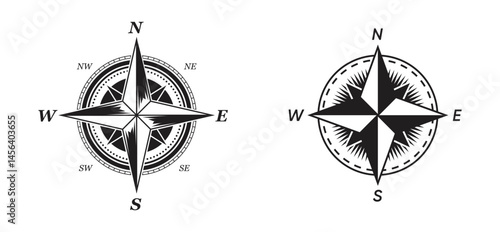 Set Various vintage marine compasses 