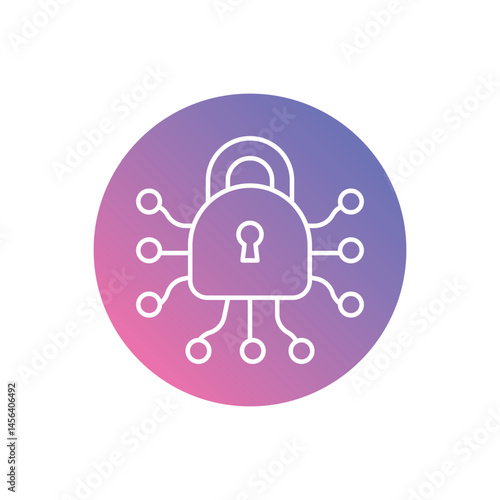 Digital Fortress Supplier vector icons stock illustration
