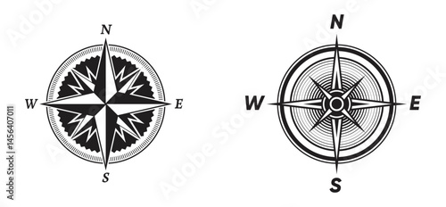 Set Various vintage marine compasses 