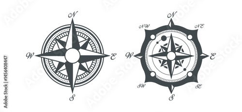 Set Various vintage marine compasses 