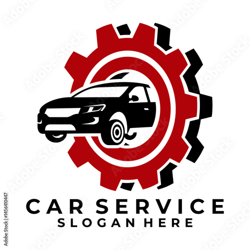 Car Gear logo design icon template. Auto mobile logo design template