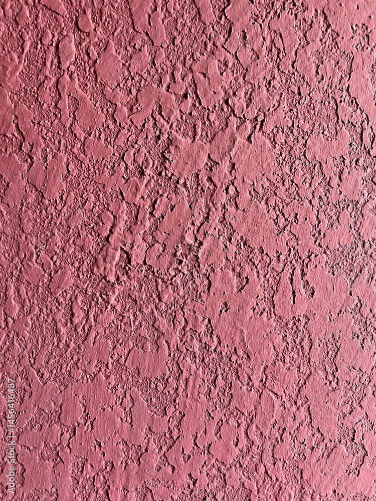Fototapeta premium decorative plaster, background of decorative plaster, burgundy decorative plaster 
