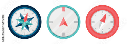 Set Various vintage marine compasses 