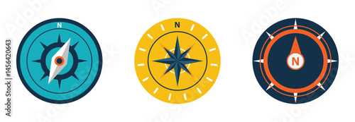 Set Various vintage marine compasses 