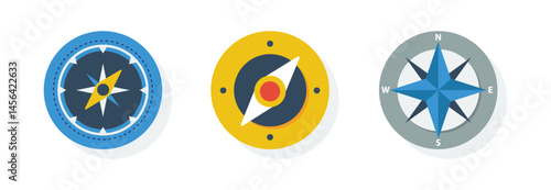 Set Various vintage marine compasses 