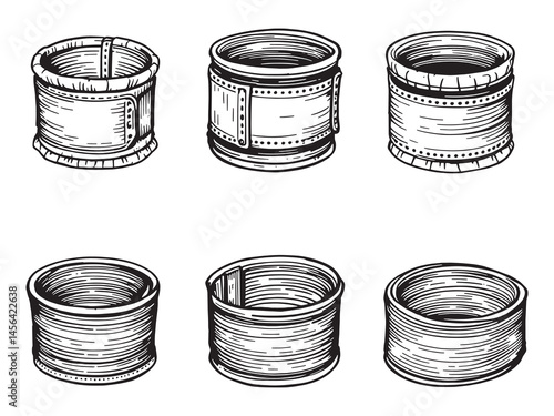 Tourniquet line art icon medical emergency symbol graphic