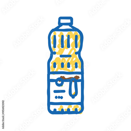 oil corn icon doodle illustration