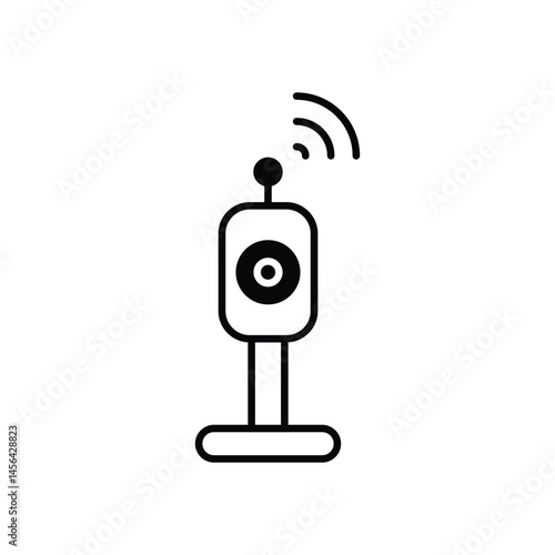 Surveillance Blocker Supplier vector icons stock illustration