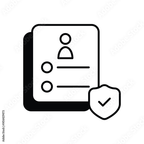 User Consent Supplier vector icons stock illustration