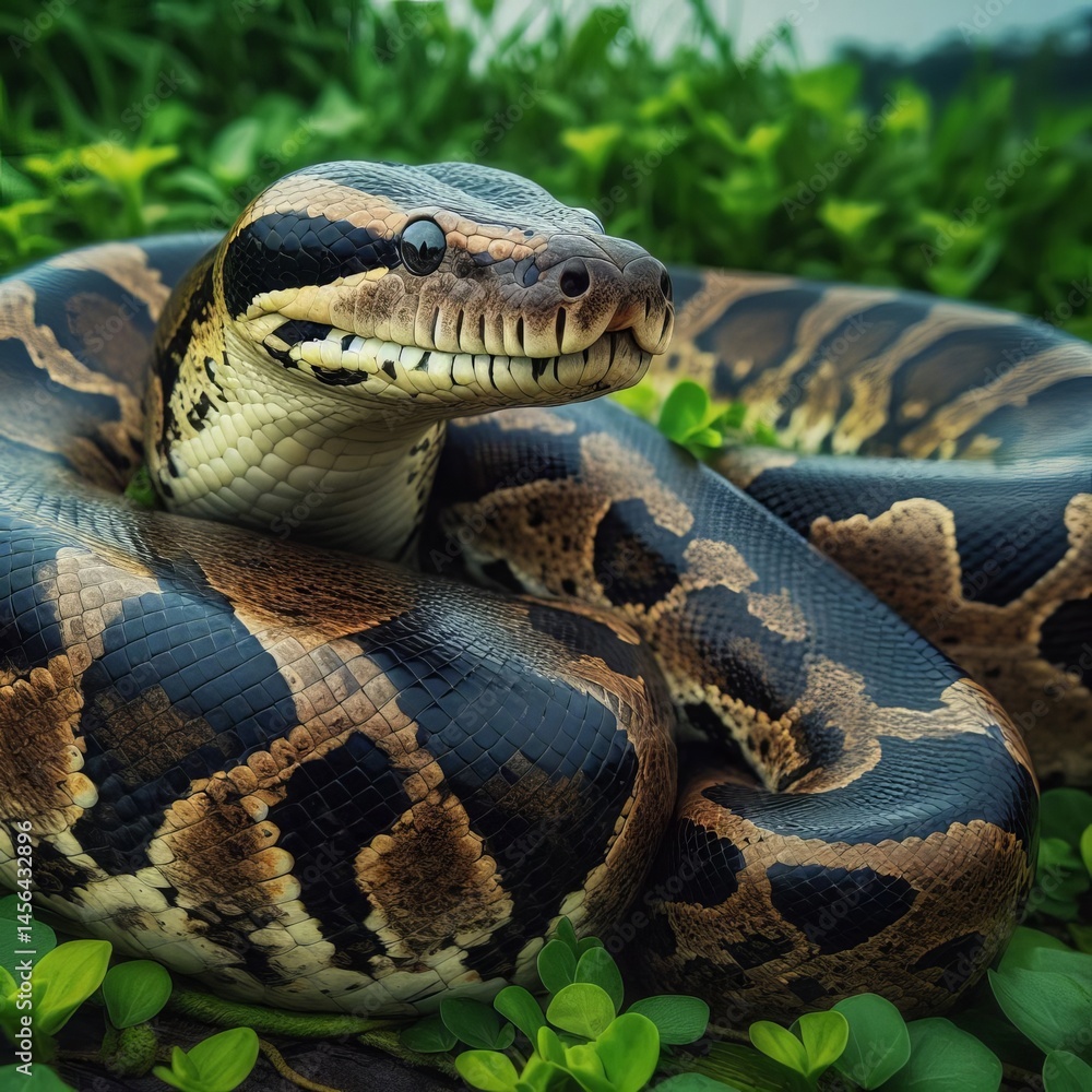Fototapeta premium constrictor snake found in South American