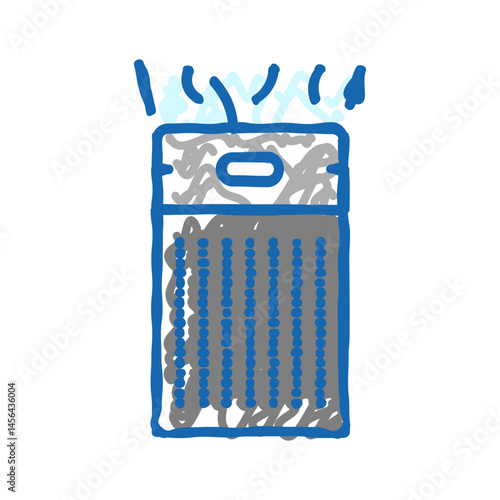 room air cleaner icon doodle illustration