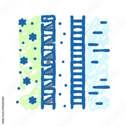 bacteria air protection icon doodle illustration