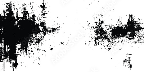 Wallpaper Mural Abstract grunge texture background design. Vector grunge black and white distressed texture background. contrast with bold black brush strokes applied over a white surface, evoking a raw, textured.  Torontodigital.ca