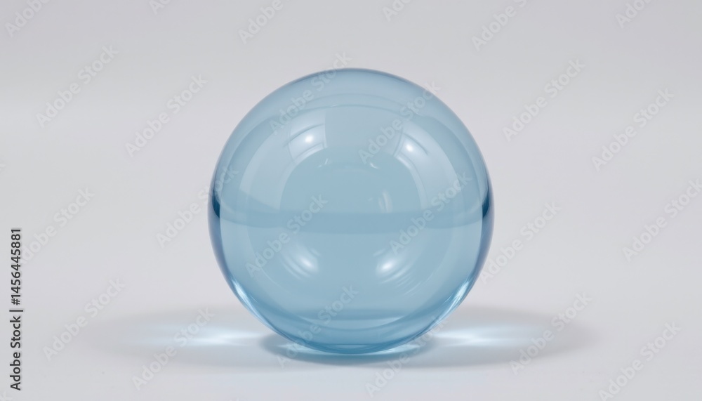 Dynamic blue glass sphere studio setting 3d render minimalist aesthetic artistic perspective Dynamic blue glass sphere studio setting 3d render minimalist aesthetic artistic perspective