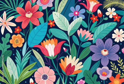 Floral Pattern Background
