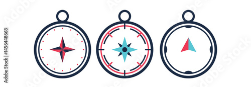 Set Various vintage marine compasses 