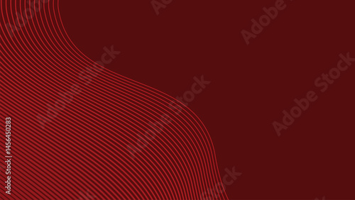 Red stripes wavy line abstract background for backdrop
