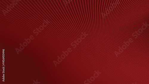 Red stripes wavy line abstract background for backdrop