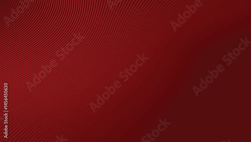 Red stripes wavy line abstract background for backdrop