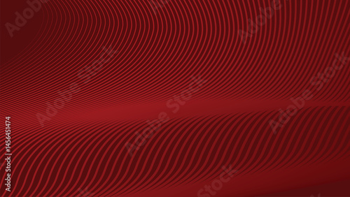Red stripes wavy line abstract background for backdrop
