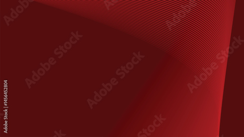 Red stripes wavy line abstract background for backdrop