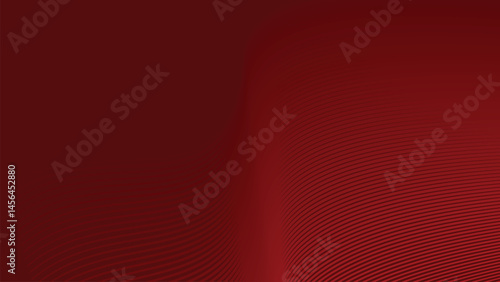 Red stripes wavy line abstract background for backdrop