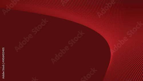 Red stripes wavy line abstract background for backdrop