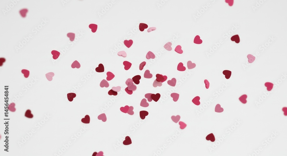 Floating Heart Confetti: A Whimsical Display of Love and Celebration Floating Heart Confetti: A Whimsical Display of Love and Celebration