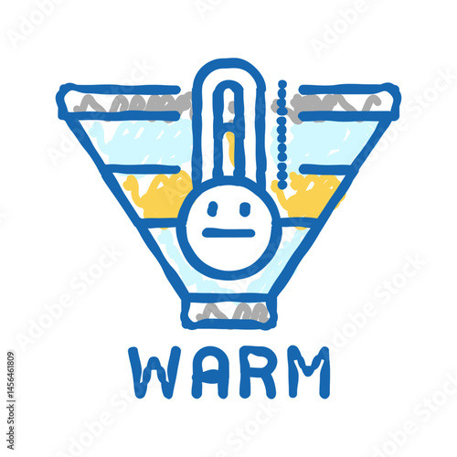 warm leads icon doodle illustration