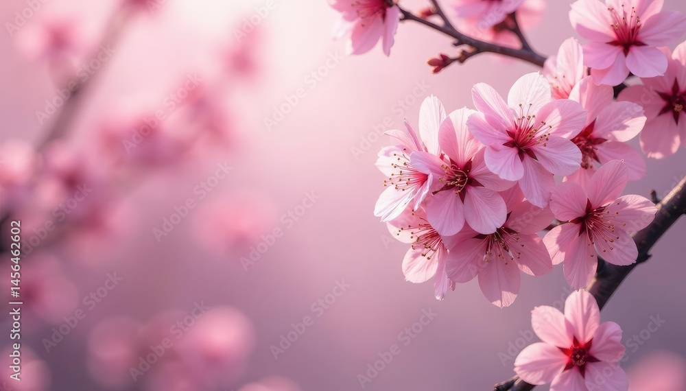 Delicate pink sakura blossoms, full bloom, intricate branches , pattern, elegant, texture Delicate pink sakura blossoms, full bloom, intricate branches , pattern, elegant, texture