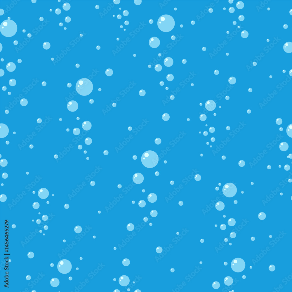 Water air bubble seamless pattern Water air bubble seamless pattern
