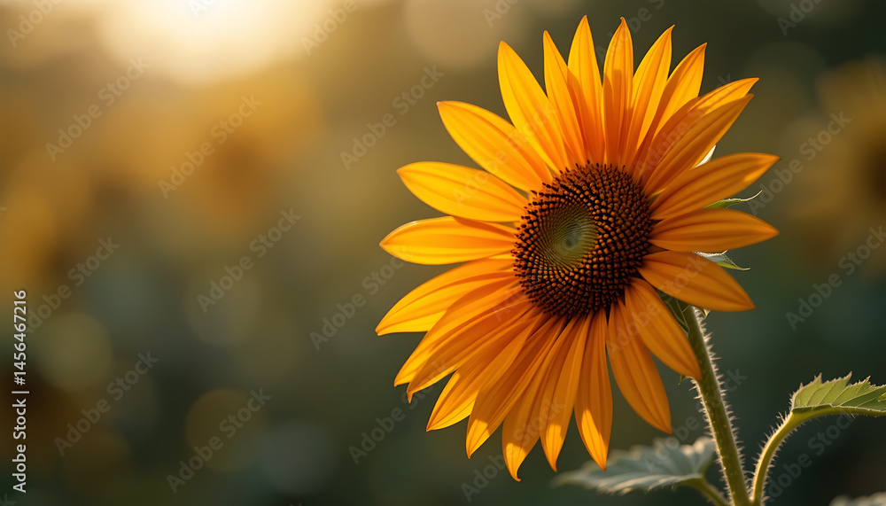 Fototapeta premium Sunflower in Sunlight
